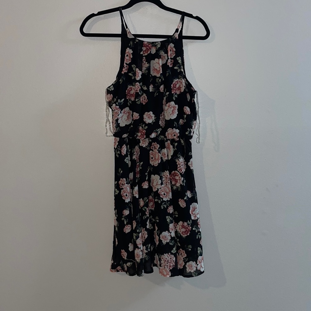 A Line Floral Dress